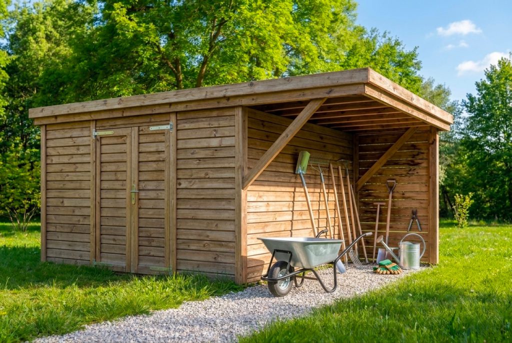 abri de jardin toit plat sur mesure marcq en baroeul